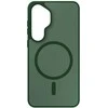 Dėklas 3MK Smoke MagCase do Samsung Galaxy S26 žalia