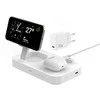 4smarts belaidis įkroviklis QI2 Trident 2in1 + USB-C + laidinis įkroviklis 30W baltos spalvos 540998