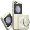 Dėklas Araree Aero Flex M MagSafe do Samsung Galaxy Z Flip6 / Z Flip7 FE kreminė
