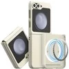 Dėklas Araree Aero Flex M MagSafe do Samsung Galaxy Z Flip6 / Z Flip7 FE kreminė