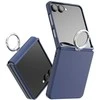 Dėklas Araree Aero Flex R East-Grip Ring do Samsung Galaxy Z Flip7 tamsiai mėlyna