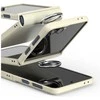 Dėklas Araree Aero Flex R East-Grip Ring do Samsung Galaxy Z Flip7 kreminė