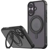 Dėklas Araree Duple M Stand MagSafe do iPhone 17 juoda