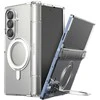 Dėklas Araree Nukin 360 S MagSafe Qi2 Kickstand do Samsung Galaxy Z Fold7 permatomas