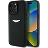 Dėklas Aston Martin HC Leather Victory Design Apple iPhone 16 Pro juodos spalvos