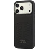 Dėklas Audi Odinis dėklas MagSafe do iPhone 18 Pro Max / 17 Pro Max juoda