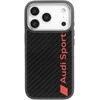 Dėklas Audi R8 Carbon Fiber MagSafe skirtas Apple iPhone 17 Pro juodos spalvos