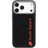 Dėklas Audi R8 Carbon Fiber MagSafe skirtas Apple iPhone 17 Pro Max juodos spalvos
