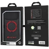 Dėklas Audi RSQ Carbon Fiber Sport Raudona Circle MagSafe do iPhone 18 Pro Max / 17 Pro Max juoda