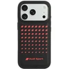 Dėklas Audi Sport Synthetic Leather MagSafe do iPhone 18 Pro / 17 Pro juoda