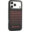 Dėklas Audi Sport Synthetic Leather MagSafe do iPhone 18 Pro Max / 17 Pro Max juoda