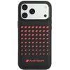 Dėklas Audi Sport Synthetic Leather MagSafe do iPhone 18 Pro Max / 17 Pro Max juoda