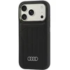 Dėklas Audi Synthetic Odinis dėklas MagSafe do iPhone 18 Pro / 17 Pro juoda