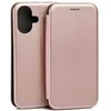 Dėklas Beline Book Magnetic skirtas Apple iPhone 17 rožinio aukso spalvos