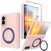 Dėklas Beline Hinge 360, skirtas Samsung Galaxy Z Fold8 Ultra, rožinis