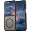 Dėklas Beline MagSafe Samsung Galaxy Z Flip7 juodos spalvos