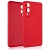 Dėklas Beline Silicone skirtas Samsung Galaxy S25 Edge raudonos spalvos