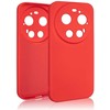Beline silikoninis dėklas Xiaomi 17 Ultra, raudonas
