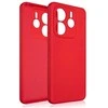 Beline silikoninis Xiaomi Redmi Note 14 5G dėklas telefonui raudonos spalvos