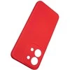 Beline silikoninis „Redmi 15C“ dėklas, raudonas