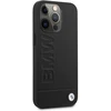Apple iPhone 14 Pro Max BMW dėklas Signature Logo Imprint Magsafe juodos spalvos