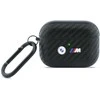 Dėklas BMW Carbon Metal Logo Case for AirPods Pro 3 - Juodas