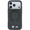 Dėklas BMW Kevlar Ring Stand 360 MagSafe do iPhone 18 Pro Max / 17 Pro Max juoda