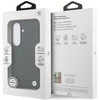 Dėklas BMW Leather Hot Stamp MagSafe Samsung Galaxy S26 juodos spalvos
