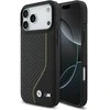 Dėklas BMW M Carbon Line &amp; Logo MagSafe skirtas Apple iPhone 17 Pro Max geltonos spalvos