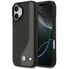 Dėklas BMW M Carbon Logo MagSafe Case for iPhone 17 - Juodas and Gray