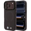 Dėklas BMW M IML Frosted Metal Logo & Trims MagSafe Case for iPhone 17 Pro Max / 18 Pro Max - Burgundy
