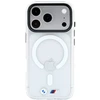 Dėklas BMW M IML Glossy Metal Logo & Trims MagSafe Case for iPhone 17 Pro / 18 Pro - Transparent