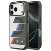BMW M IML Metal Mygtukai Tricolor Lines MagSafe dėklas skirtas Apple iPhone 17 Pro Anthracite