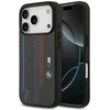 Dėklas BMW M Kevlar Lines &amp; Logo MagSafe skirtas Apple iPhone 17 Pro juodos spalvos