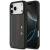 Dėklas BMW M Kevlar Lines &amp; Logo MagSafe skirtas Apple iPhone 17 Pro Max juodos spalvos