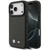 BMW M Kevlar Matt MagSafe dėklas skirtas Apple iPhone 17 Pro juodos spalvos