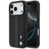Dėklas BMW M Perforated Stripe Logo MagSafe Apple iPhone 17 Pro mėlynas