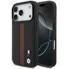 Dėklas BMW M Perforated Stripe Logo MagSafe Apple iPhone 17 Pro red