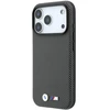 Dėklas BMW M Quadrille Kevlar Metal Logo MagSafe Case for iPhone 17 Pro / 18 Pro - Gray