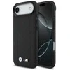 Dėklas BMW M Quilted Logo MagSafe Apple iPhone 17 Air juodos spalvos