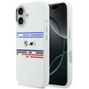 BMW M Silicon Horizontal Line MagSafe Dėklas skirtas Apple iPhone 17 baltos spalvos