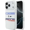 BMW M Silicon Horizontal Line MagSafe Dėklas skirtas Apple iPhone 17 Pro baltos spalvos
