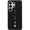 Dėklas BMW M Silicone Tricolor Line MagSafe do Samsung Galaxy S26 Ultra juoda