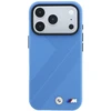 Dėklas BMW M Tire Track Metal Logo MagSafe do iPhone 18 Pro Max / 17 Pro Max mėlyna