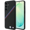 Dėklas BMW M Tricolor Metal Logo MagSafe skirtas Samsung Galaxy S26 FE juodas