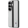 BMW perforuotas dryžuotas „MagSafe“ dėklas, skirtas „Samsung Galaxy S26 Ultra“, pilkas