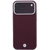 Dėklas BMW Sign Deboss Quilted Metal Logo MagSafe do iPhone 18 Pro / 17 Pro bordinė