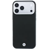 Dėklas BMW Sign Deboss Quilted Metal Logo MagSafe do iPhone 18 Pro Max / 17 Pro Max juoda