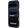 Dėklas BMW Sign Deboss Quilted Metal Logo MagSafe do iPhone 18 Pro Max / 17 Pro Max juoda