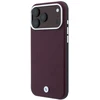 Dėklas BMW Sign Deboss Quilted Metal Logo MagSafe do iPhone 18 Pro Max / 17 Pro Max bordinė